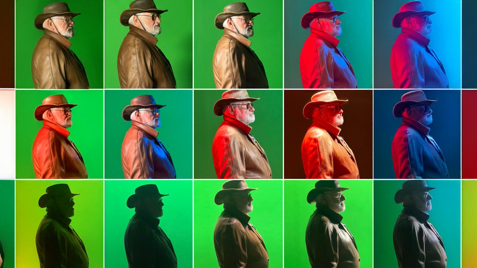 Greenscreen lighting layout